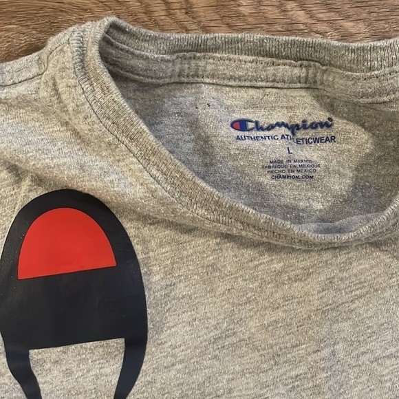 Champion Boys' Vertical Script T-Shirt - Picture 4 of 7